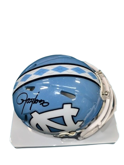Lawrence Taylor Autographed UNC Mini Football Helmet – Legends Memorabilia Collection