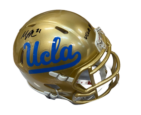 Maurice Jones-Drew Autographed "UCLA HOF" UCLA Mini Helmet