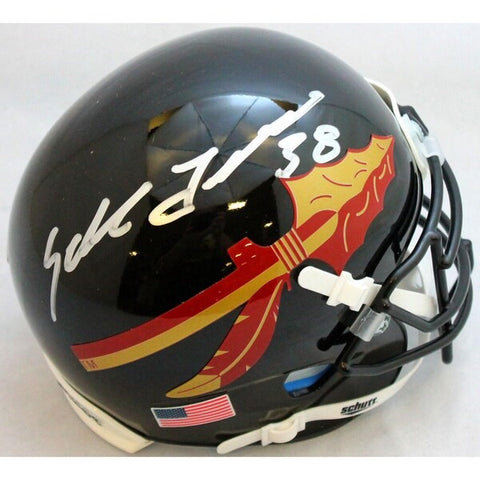 Sebastian Janikowski Autographed FSU Black Mini Helmet