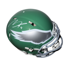 Makai Lemon Autographed Kelly Green Throwback Authentic Football Helmet
