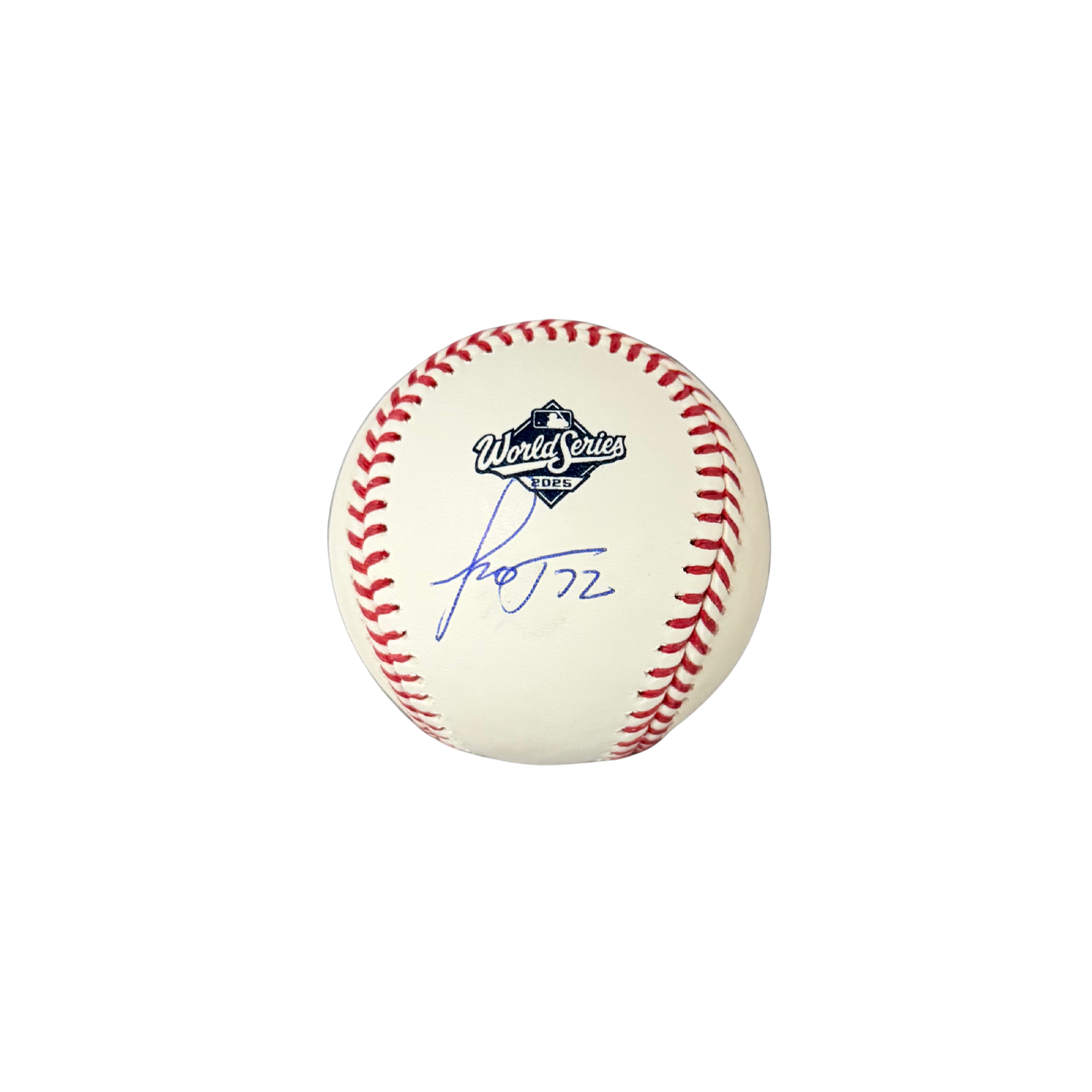 Miguel Rojas Autographed 2025 World Series Logo Baseball (PRESALE)