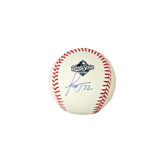 Miguel Rojas Autographed 2025 World Series Logo Baseball