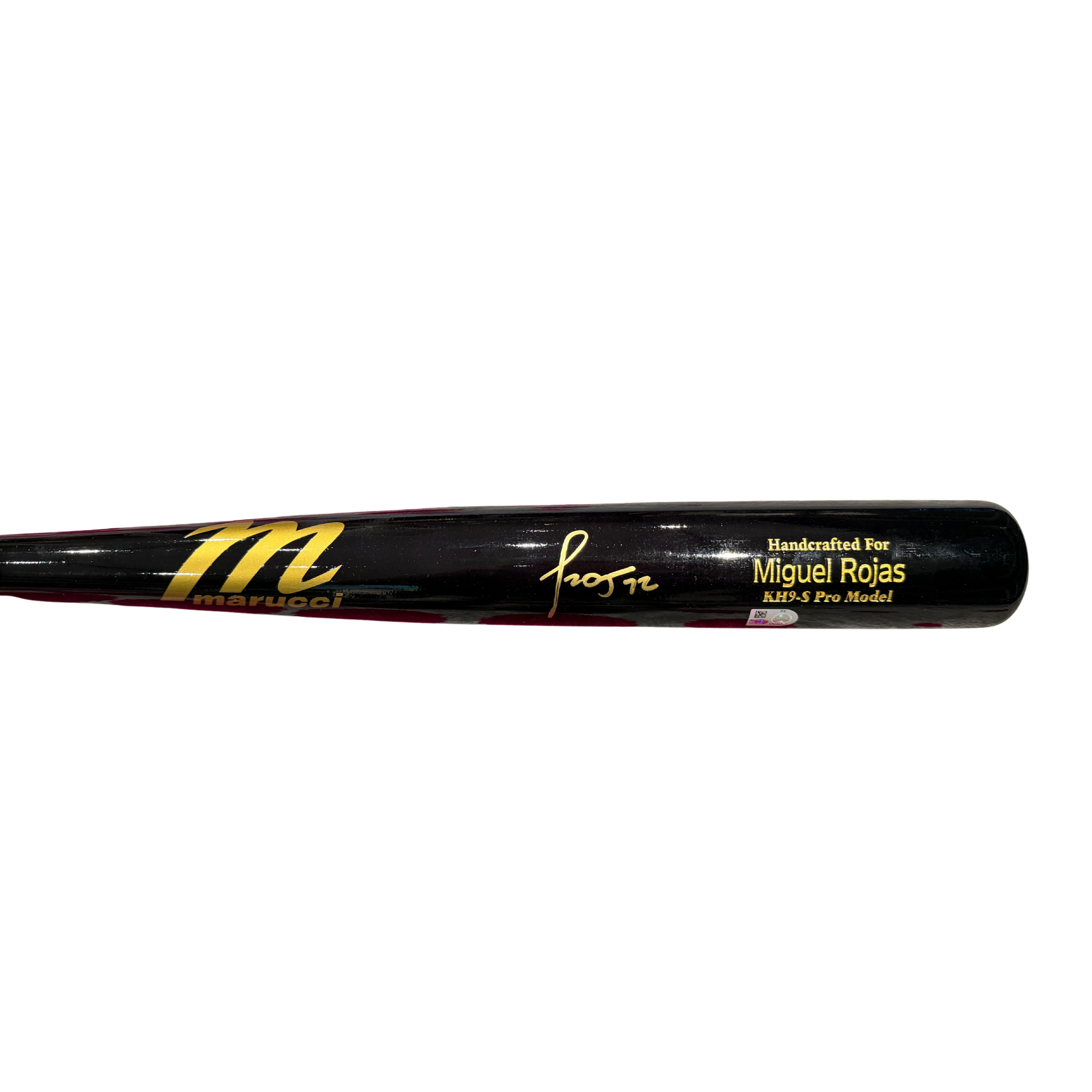 Miguel Rojas Autographed Game Model Bat