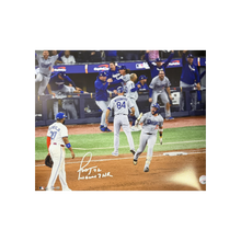 Miguel Rojas Autographed "WS GAME 7 HR" Game 7 Homerun Celebration 16x20