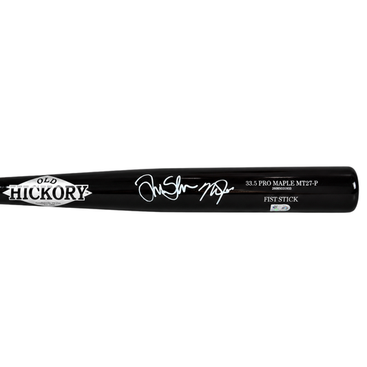 Mike Trout & Tim Salmon Dual Autographed Fishstick Game Model Bat