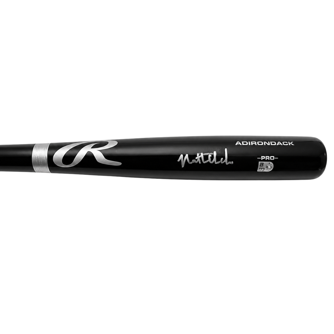 Nathan Church Autographed Black Rawlings Bat
