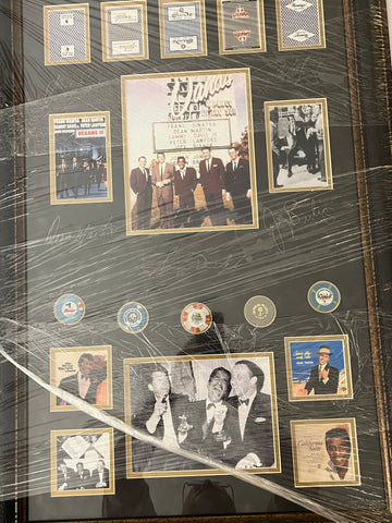 The Rat Pack Autographed Framed Photo - Player's Closet Project