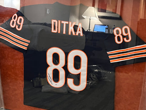 Mike Ditka Framed Autographed Jersey - Player's Closet Project
