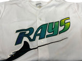 Toby Hall Autographed Game Used St. Pete Devil Rays Jersey - Player's Closet Project