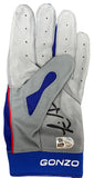 Luis Gonzalez Autographed Away Chicago Cubs Batting Gloves - Player's Closet Project