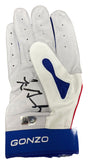 Luis Gonzalez Autographed Home Chicago Cubs Batting Gloves - Player's Closet Project