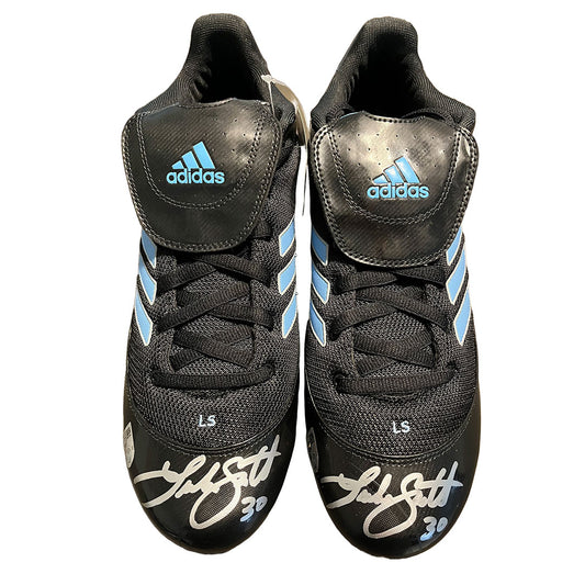 Luke Scott Autographed Adidas Cleats - Player's Closet Project