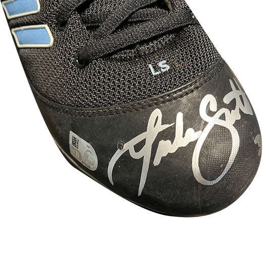 Luke Scott Autographed Adidas Cleats - Player's Closet Project