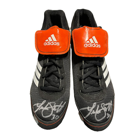 Luke Scott Autographed Adidas Cleats - Player's Closet Project