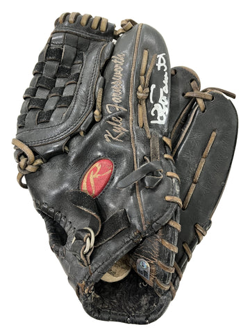 Kyle Farnsworth Autographed Rawlings Glove - Player's Closet Project