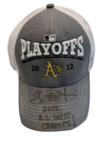 Grant Balfour Autographed A's Hat - Player's Closet Project