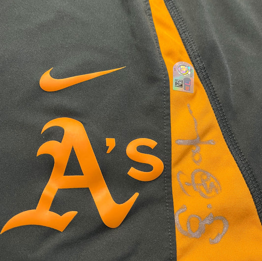 Grant Balfour Autographed A's Shorts - Player's Closet Project