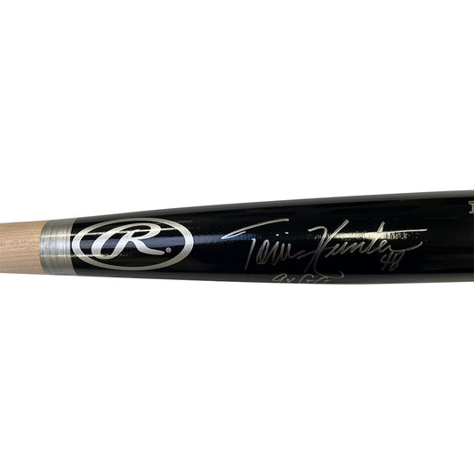 Torii Hunter Autographed Bat - Player's Closet Project