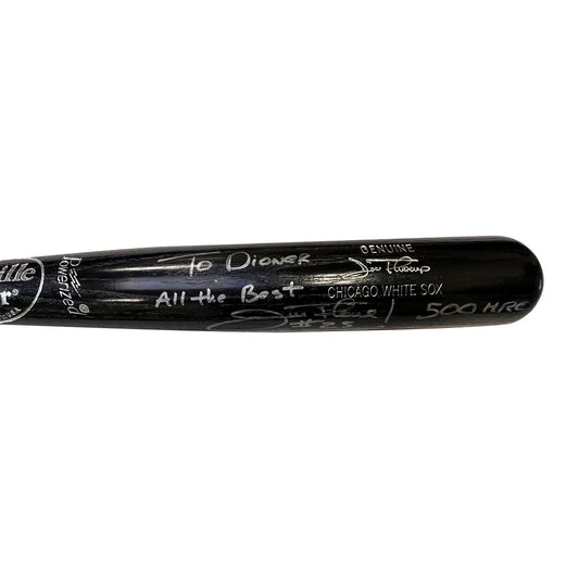 Jim Thome Autographed Bat - Player's Closet Project