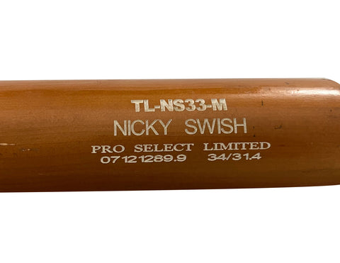 Nick Swisher Game Used Bat - Player's Closet Project