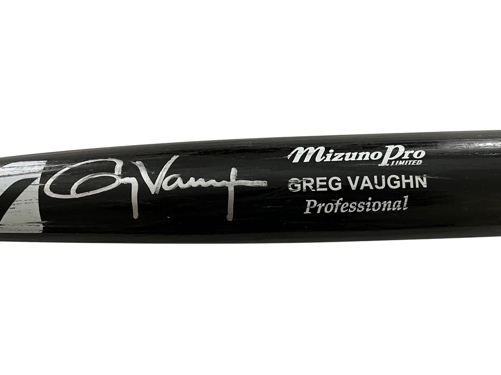 Greg Vaughn Autographed Memorabilia