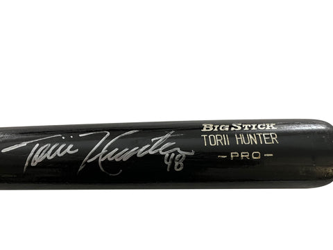 Torii Hunter Autographed Bat - Player's Closet Project