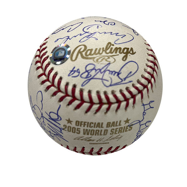 2005 World Series Game 4 Houston Astros Team Signed Baseball - Player