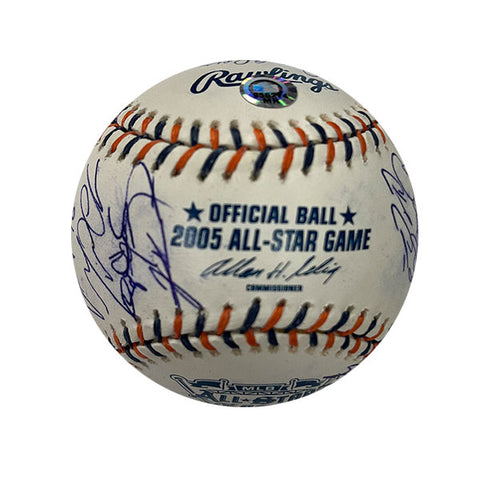 2005 ASG NL Team Signed Baseball - Player's Closet Project