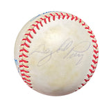 Steve Carlton, Gaylord Perry and  Warren Spahn Autographed Baseball - Player's Closet Project