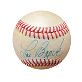 Lou Brock Autographed Baseball - Player's Closet Project