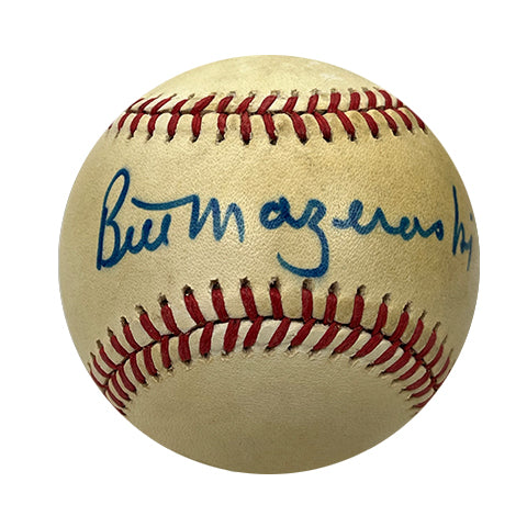 Bill Mazeroski Autographed Baseball