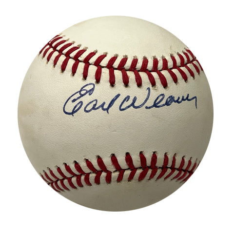 Earl Weaver Autographed Baseball - Player's Closet Project