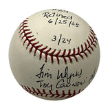 Jimmy Wynn "Toy Cannon" and "#24 Retired 6-25-05" Autographed Baseball - Player's Closet Project