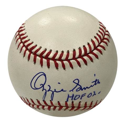 Ozzie Smith Autographed Baseball