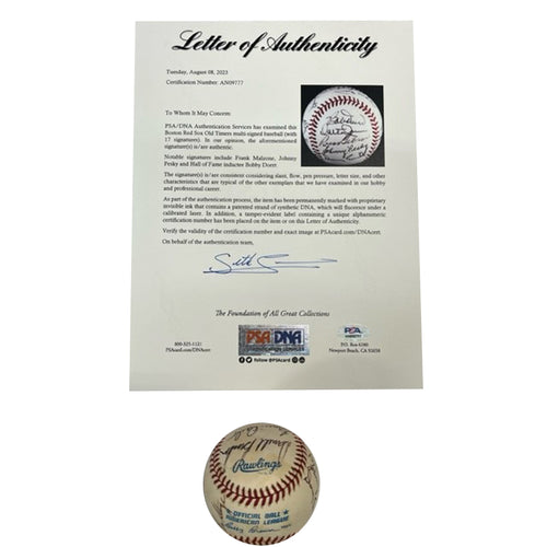 Authentic Autographed Memorabilia 