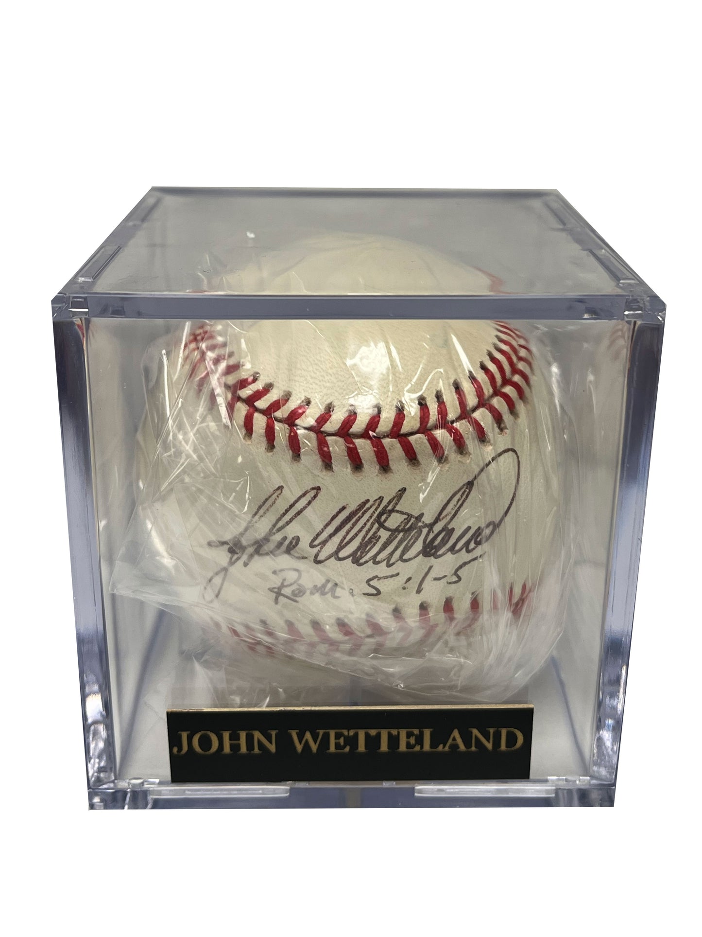 John Wetteland Autographed Baseball - Player's Closet Project
