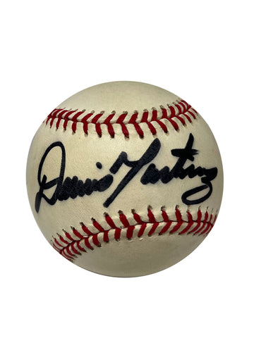 Dennis Martinez Autographed Baseball - Player's Closet Project