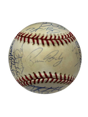 1997 San Diego Padres Team Signed Baseball - Player's Closet Project