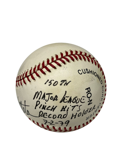 Manny Mota Autographed Baseball - Player's Closet Project
