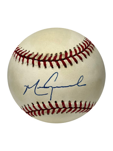 Mark Grace Autographed Baseball - Player's Closet Project