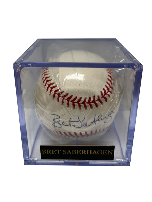 Bret Saberhagen Autographed Baseball - Player's Closet Project
