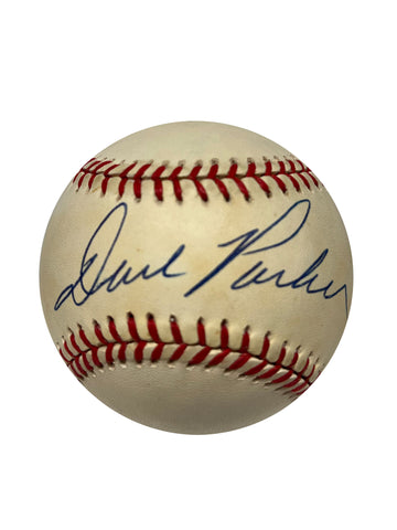 Dave Parker Autographed Baseball - Player's Closet Project