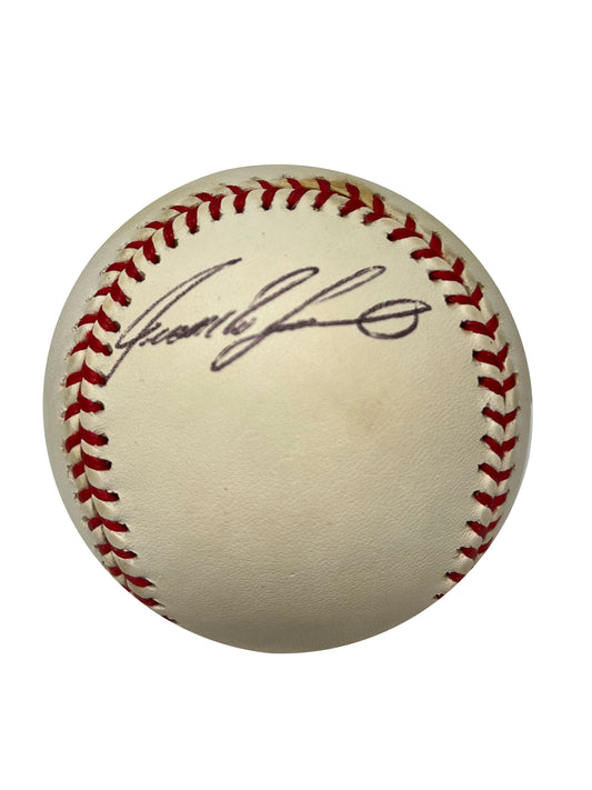 Juan Rodriguez Autographed Baseball - Player's Closet Project