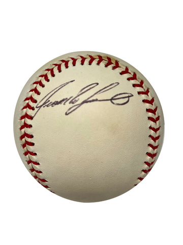 Juan Rodriguez Autographed Baseball - Player's Closet Project