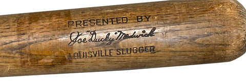 Joe "Ducky" Medwick Louisville Slugger Bat - Player's Closet Project