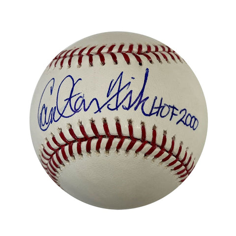 Carlton Fisk "HOF 2000" Autographed Baseball - Player's Closet Project