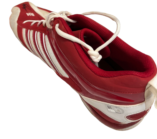 Ryan Howard Autographed Adidas Red/White Right Cleat - Player's Closet Project