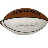 John Havlicek Autographed Spalding Football - Player's Closet Project