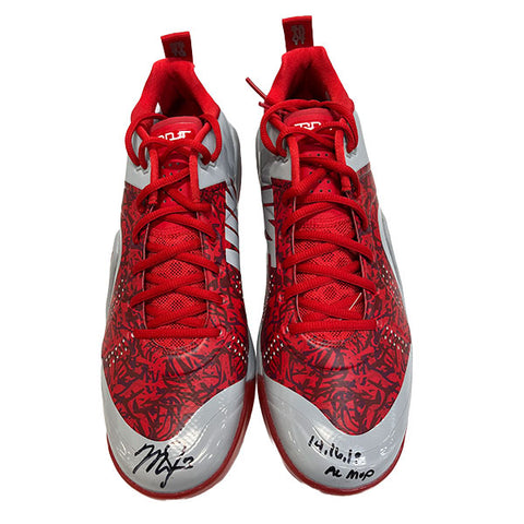 Mike Trout Autographed "14, 16 , 19 MVP" Nike Force Zoom Trout 6 Turf Size 11.5 - Player's Closet Project