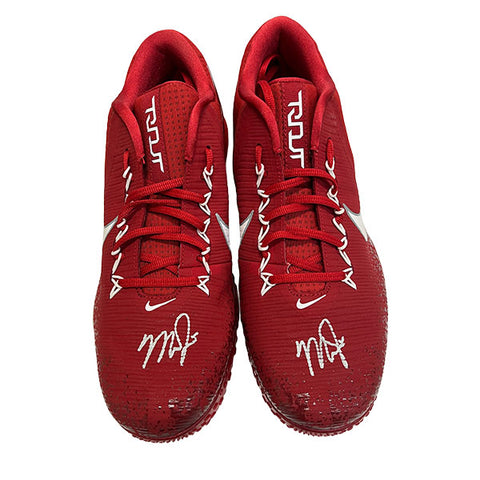 Mike Trout Autographed Force Zoom Trout 4 2018 Trout Turf Away 2 Size 11.5 - Player's Closet Project